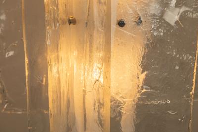 Carlo Nason Large Pendant Lamp LS 199 by Carlo Nason for Mazzega Italy 1970s