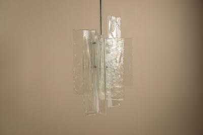 Carlo Nason Large Pendant Lamp LS 199 by Carlo Nason for Mazzega Italy 1970s