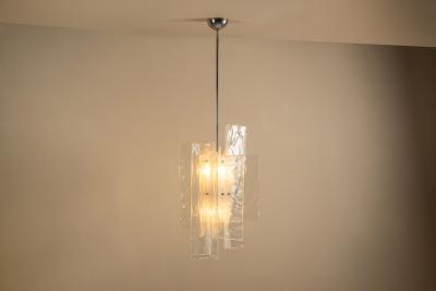 Carlo Nason Large Pendant Lamp LS 199 by Carlo Nason for Mazzega Italy 1970s