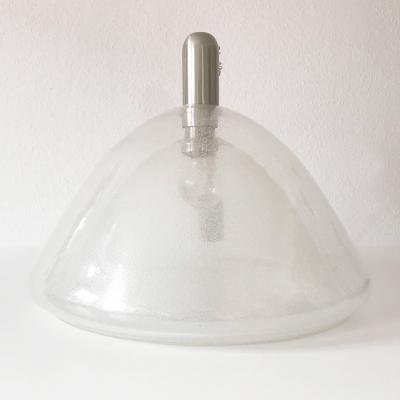 Carlo Nason Large Two Layer Murano Glass Pendant Lamp by Carlo Nason for Mazzega 1960s