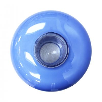 Carlo Nason Mid Century Modern Blue Table Lamps Designed by Carlo Nason in Murano Glass