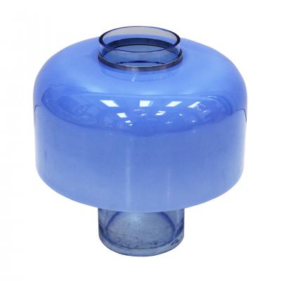 Carlo Nason Mid Century Modern Blue Table Lamps Designed by Carlo Nason in Murano Glass