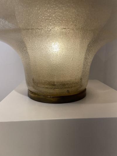 Carlo Nason Mid Century Modern Lotus Table Lamp by Carlo Nason