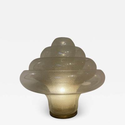Carlo Nason Mid Century Modern Lotus Table Lamp by Carlo Nason