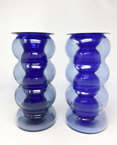 Carlo Nason Mid Century Modern Murano Glass Vases by Carlo Nason for Mazzega Italy 1960s