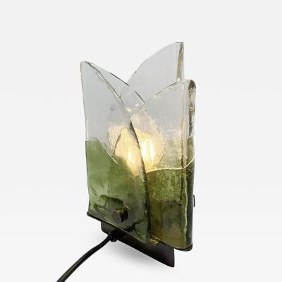 Carlo Nason Mid Century Murano Glass Table Lamp by Carlo Nason Italy 1960s