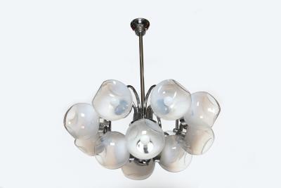 Carlo Nason Murano Carlo Nason chandelier Italy circa 1960s