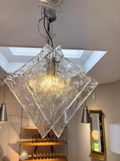 Carlo Nason Murano Glass Ceiling Light by Carlo Nason for Mazzega 1960s