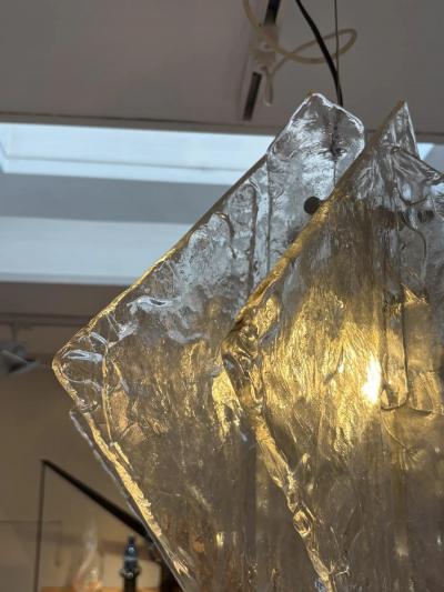Carlo Nason Murano Glass Ceiling Light by Carlo Nason for Mazzega 1960s