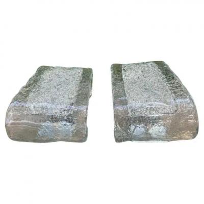 Carlo Nason Pair Of Murano Glass Sconces By Carlo Nason For Mazzega