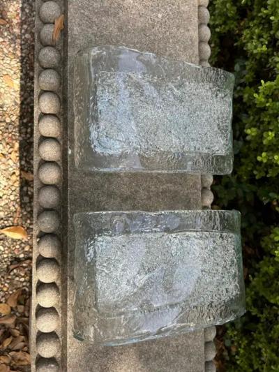Carlo Nason Pair Of Murano Glass Sconces By Carlo Nason For Mazzega