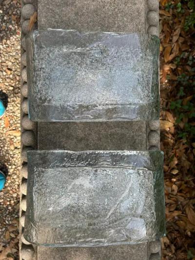 Carlo Nason Pair Of Murano Glass Sconces By Carlo Nason For Mazzega