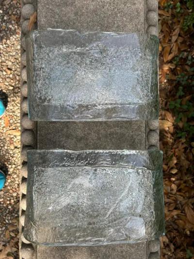 Carlo Nason Pair Of Murano Glass Sconces By Carlo Nason For Mazzega