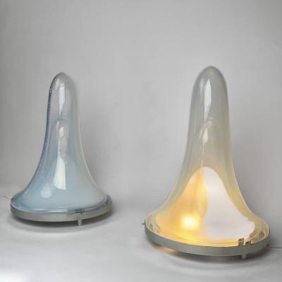 Carlo Nason Pair of LS144 Table Lamps by Carlo Nason for AV Mazzega Italy 1969