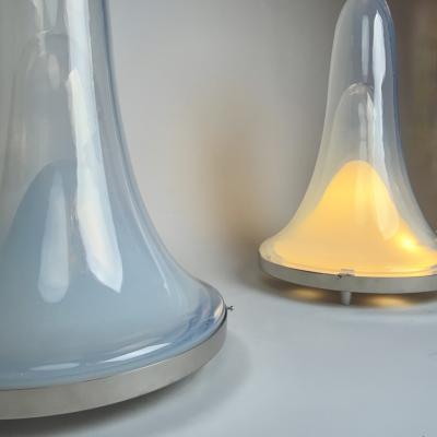 Carlo Nason Pair of LS144 Table Lamps by Carlo Nason for AV Mazzega Italy 1969
