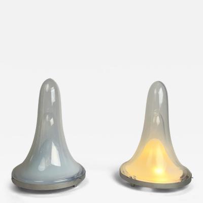 Carlo Nason Pair of LS144 Table Lamps by Carlo Nason for AV Mazzega Italy 1969