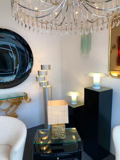 Carlo Nason Pair of Murano Glass Lamps by Carlo Nason for Selenova Italy 1970s