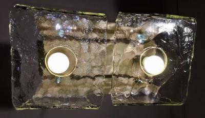 Carlo Nason Pair of Murano Pendants of Murano by Nason for Mazzega 1970s