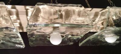 Carlo Nason Pair of Murano Pendants of Murano by Nason for Mazzega 1970s