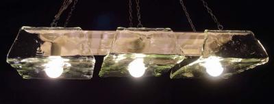 Carlo Nason Pair of Murano Pendants of Murano by Nason for Mazzega 1970s