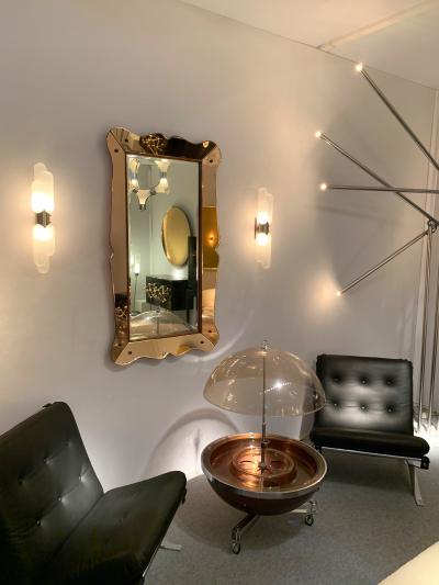 Carlo Nason Pair of Torpedo Murano Glass Sconces by Carlo Nason for Mazzega Italy 1970s