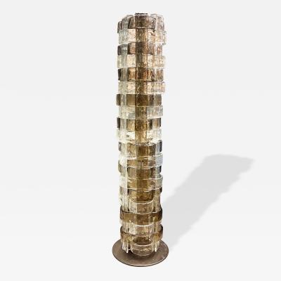 Carlo Nason Rare Murano Floor Lamp Designed By Carlo Nason For Mazzega