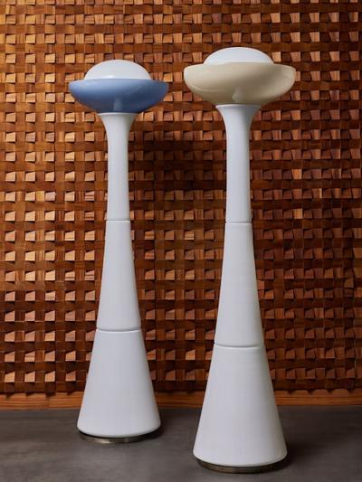 Carlo Nason Selenova Floor Lamps by Carlo Nason