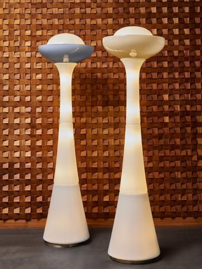 Carlo Nason Selenova Floor Lamps by Carlo Nason