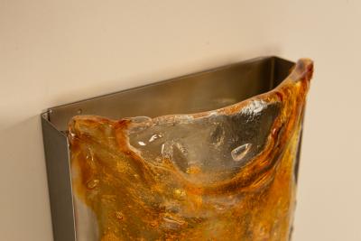 Carlo Nason Set of Six Wall Appliques in the Style of Carlo Nason Italy 1970s