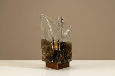 Carlo Nason Set of Two LT 372 Leaf Table Lamps by Carlo Nason Italy 1970s