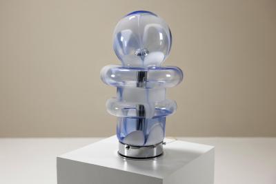 Carlo Nason Table Lamp In Murano Glass By Carlo Nason For Mazzega Italy 1970s