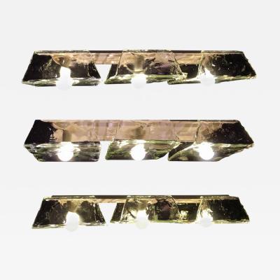 Carlo Nason Three Murano Pendants of Murano by Nason for Mazzega 1970s
