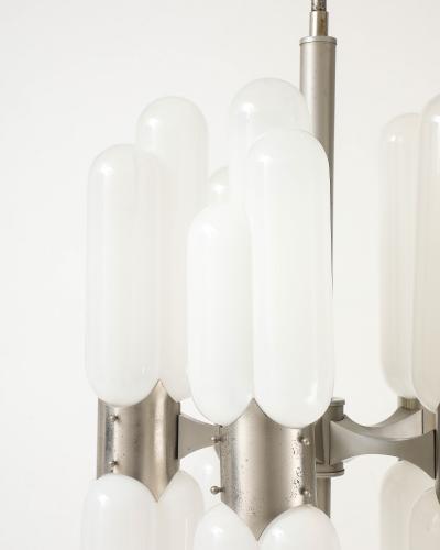 Carlo Nason Torpedo Chandelier by Carlo Nason for Mazzega Italy c 1970