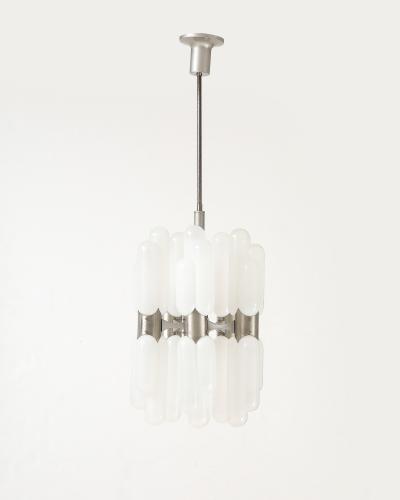 Carlo Nason Torpedo Chandelier by Carlo Nason for Mazzega Italy c 1970