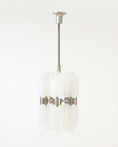 Carlo Nason Torpedo Chandelier by Carlo Nason for Mazzega Italy c 1970
