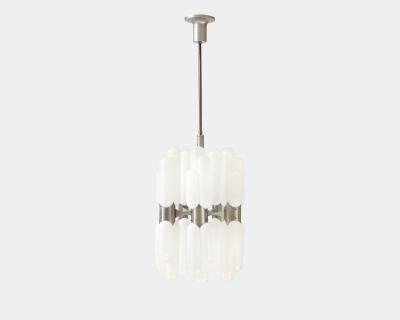 Carlo Nason Torpedo Chandelier by Carlo Nason for Mazzega Italy c 1970