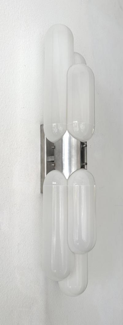 Carlo Nason Torpedo Murano Glass Sconce by Carlo Nason for Mazzega Italy 1970s