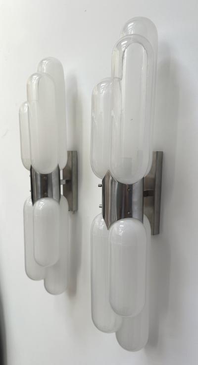 Carlo Nason Torpedo Murano Glass Sconce by Carlo Nason for Mazzega Italy 1970s