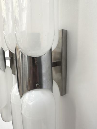 Carlo Nason Torpedo Murano Glass Sconce by Carlo Nason for Mazzega Italy 1970s