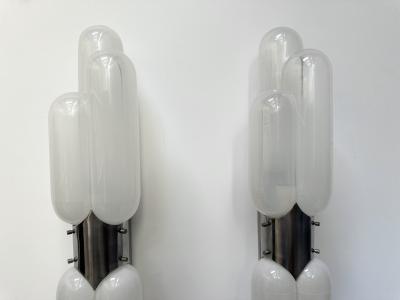 Carlo Nason Torpedo Murano Glass Sconce by Carlo Nason for Mazzega Italy 1970s