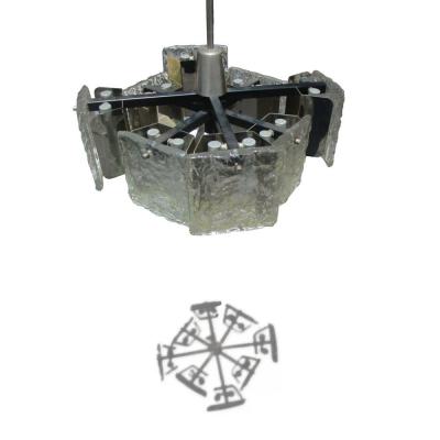 Carlo Nason Vintage Murano Glass Mazzega Pendant Lamp by Carlo Nason