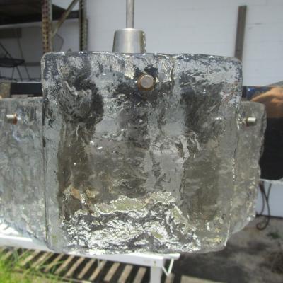 Carlo Nason Vintage Murano Glass Mazzega Pendant Lamp by Carlo Nason