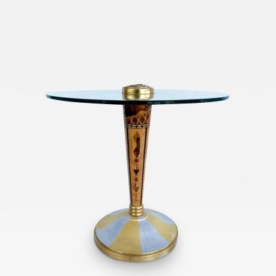 Carlo Rampazzi Italian Carlo Rampazzi Inlay Table by Colombostile from Eclectic Collection 