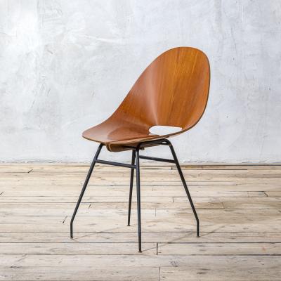 Carlo Ratti 20th Century Carlo Ratti Set of Four Wooden Chairs