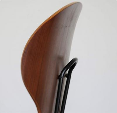 Carlo Ratti 8 Dining Chairs in Plywood Mod Lulli 