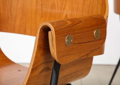 Carlo Ratti Bentwood Armchairs by Carlo Ratti