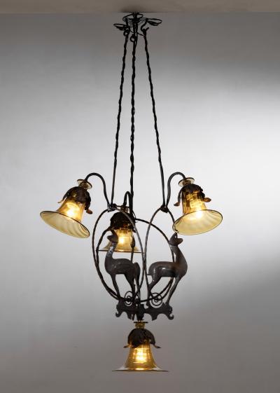 Carlo Rizzarda Carlo Rizzarda 4 arm chandelier