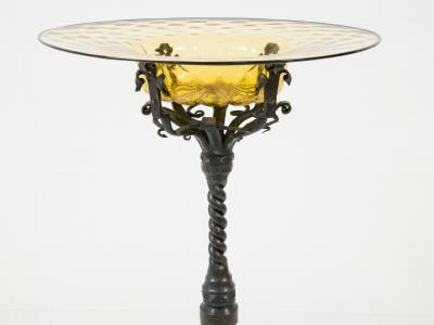 Carlo Rizzarda Carlo Rizzarda Cup in wrought iron and glass circa 1915