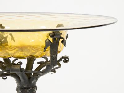 Carlo Rizzarda Carlo Rizzarda Cup in wrought iron and glass circa 1915