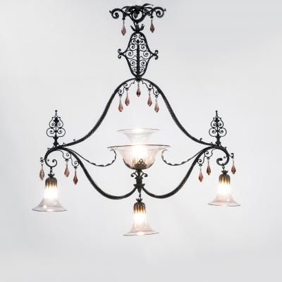 Carlo Rizzarda Chandelier Mod 242 by Carlo Rizzarda circa 1910